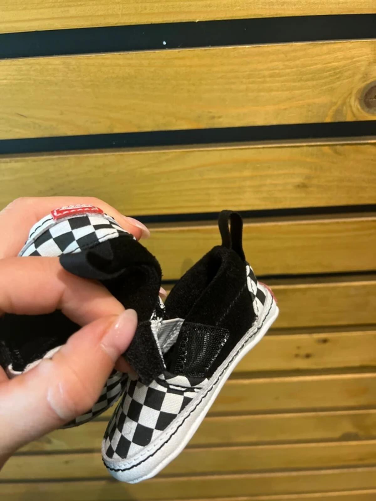 Vans Baby Checkerboard Crib Shoes UK1.5