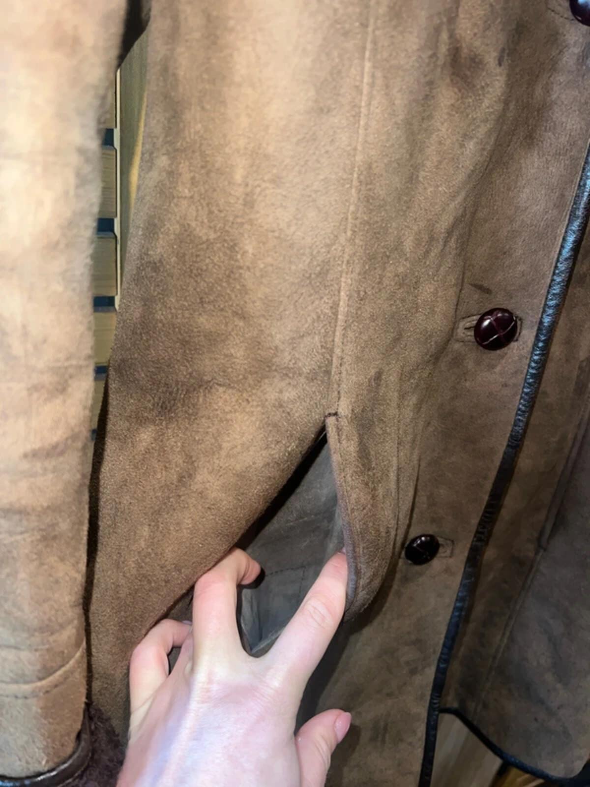 Vintage EWM Brown Sheepskin Jacket M