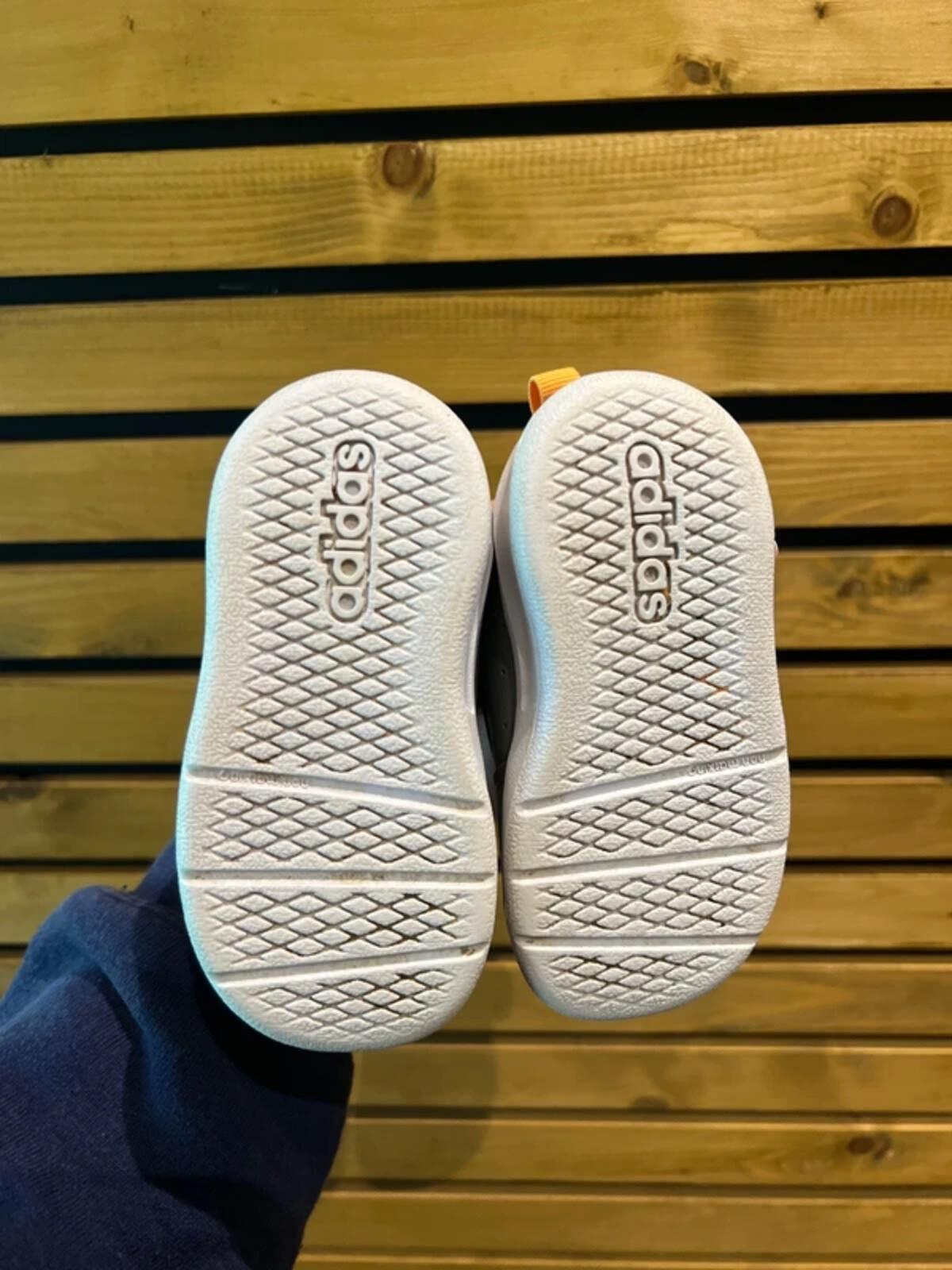 Adidas Grey & Blue Trainers UK4K