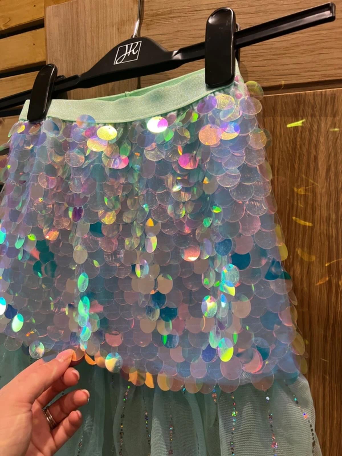 Claire’s Mermaid Fancy Dress Skirt OS