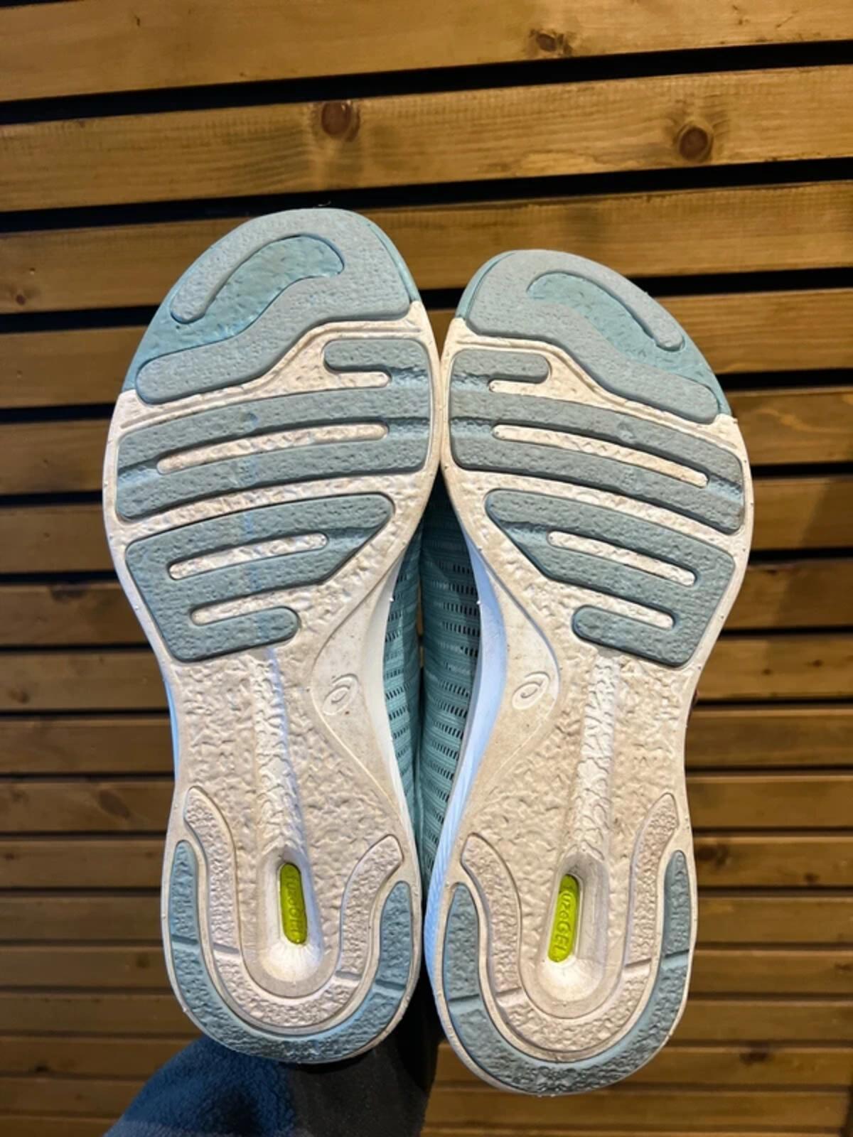 Asics FuseX Rush Adapt Light Blue Running Trainers UK6