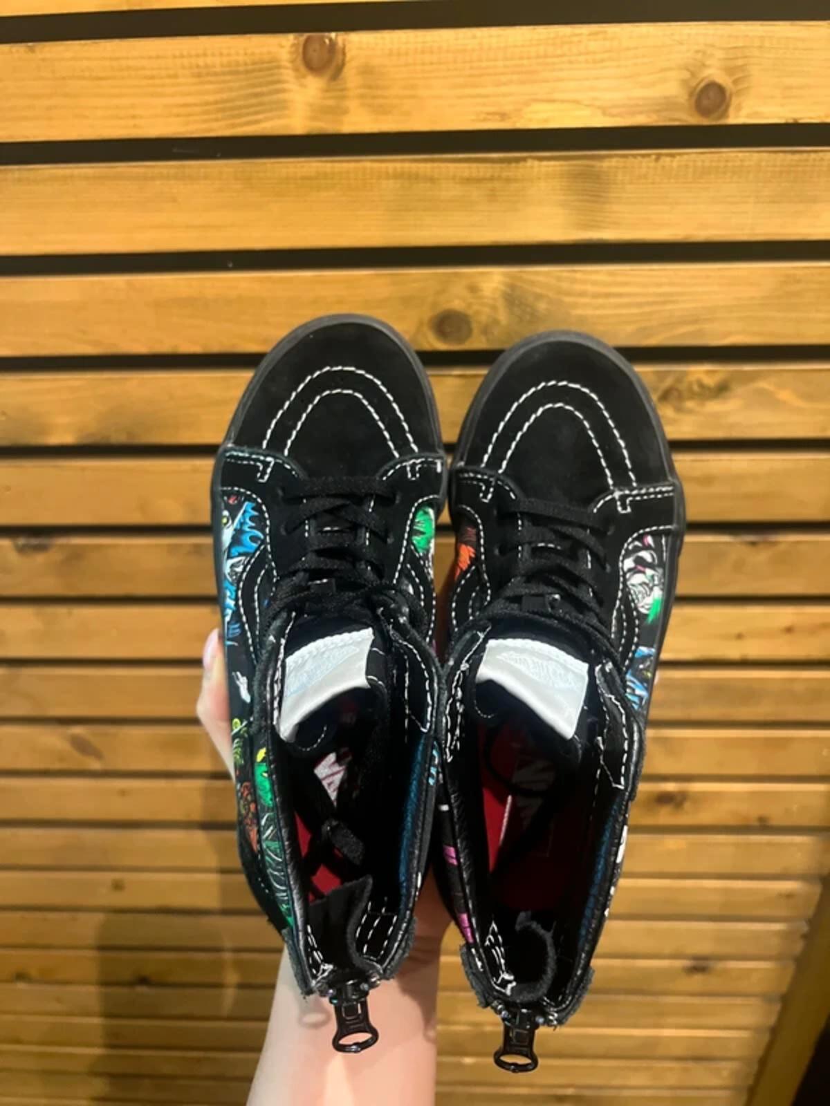 Vans x Disney Villains Black Character Trainers UK2.5