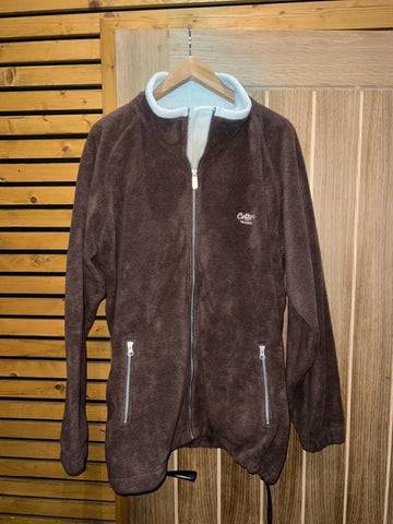 Cotton Traders Chocolate Brown Fleece Jacket XL