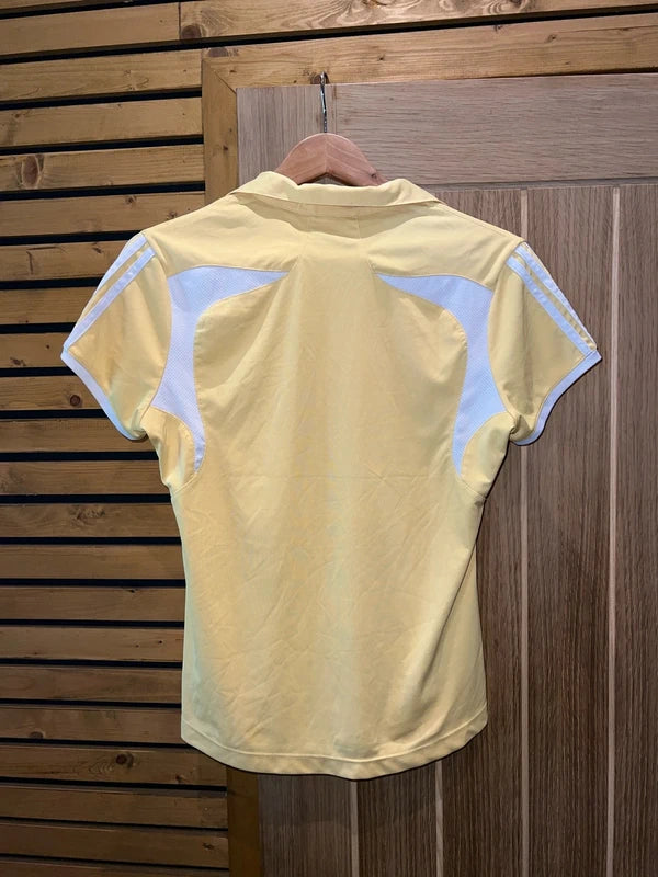Adidas Vintage Tennis Yellow Polo Tee