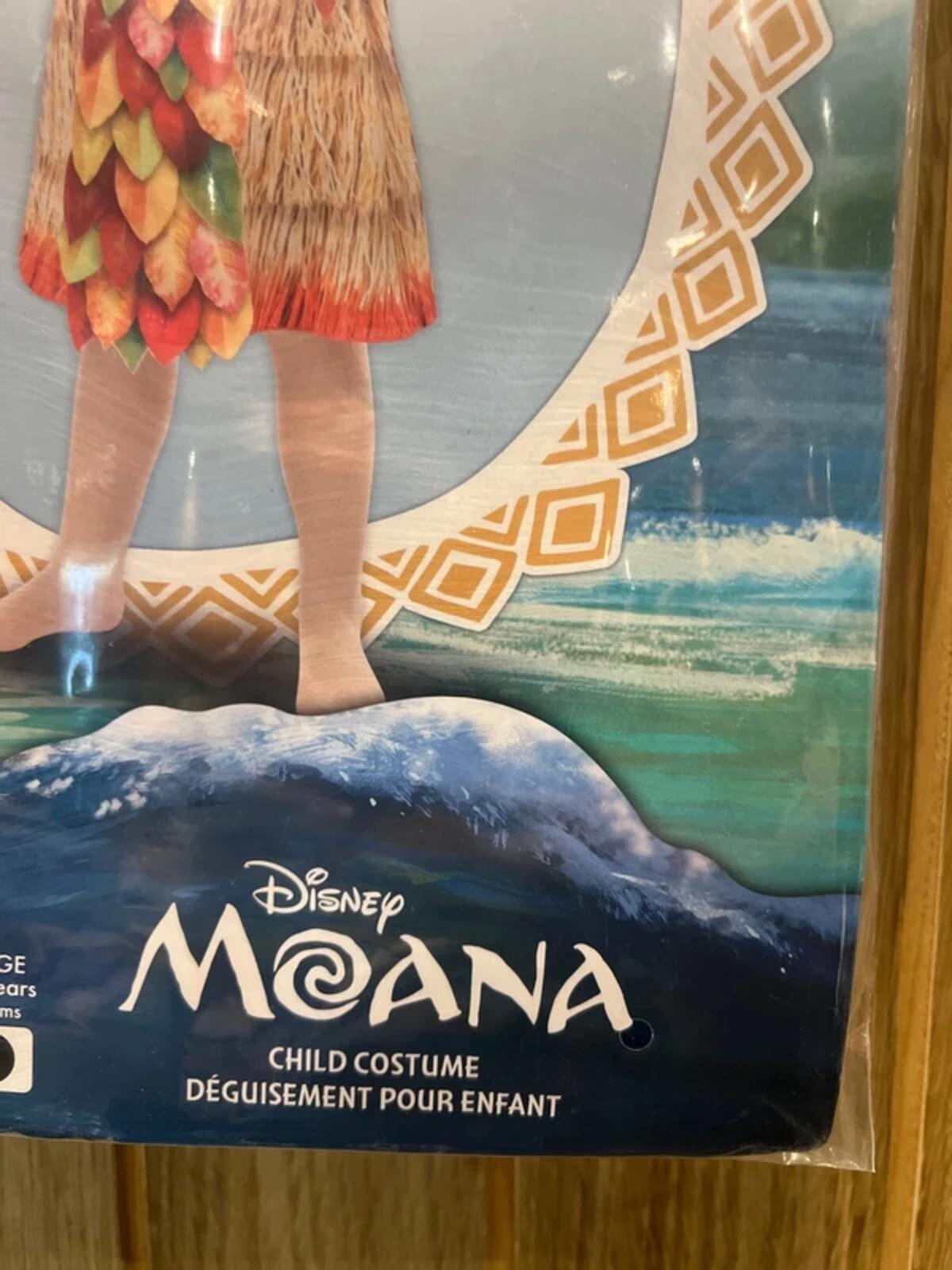 Disney Moana Fancy Dress Costume 7-8Y NEW