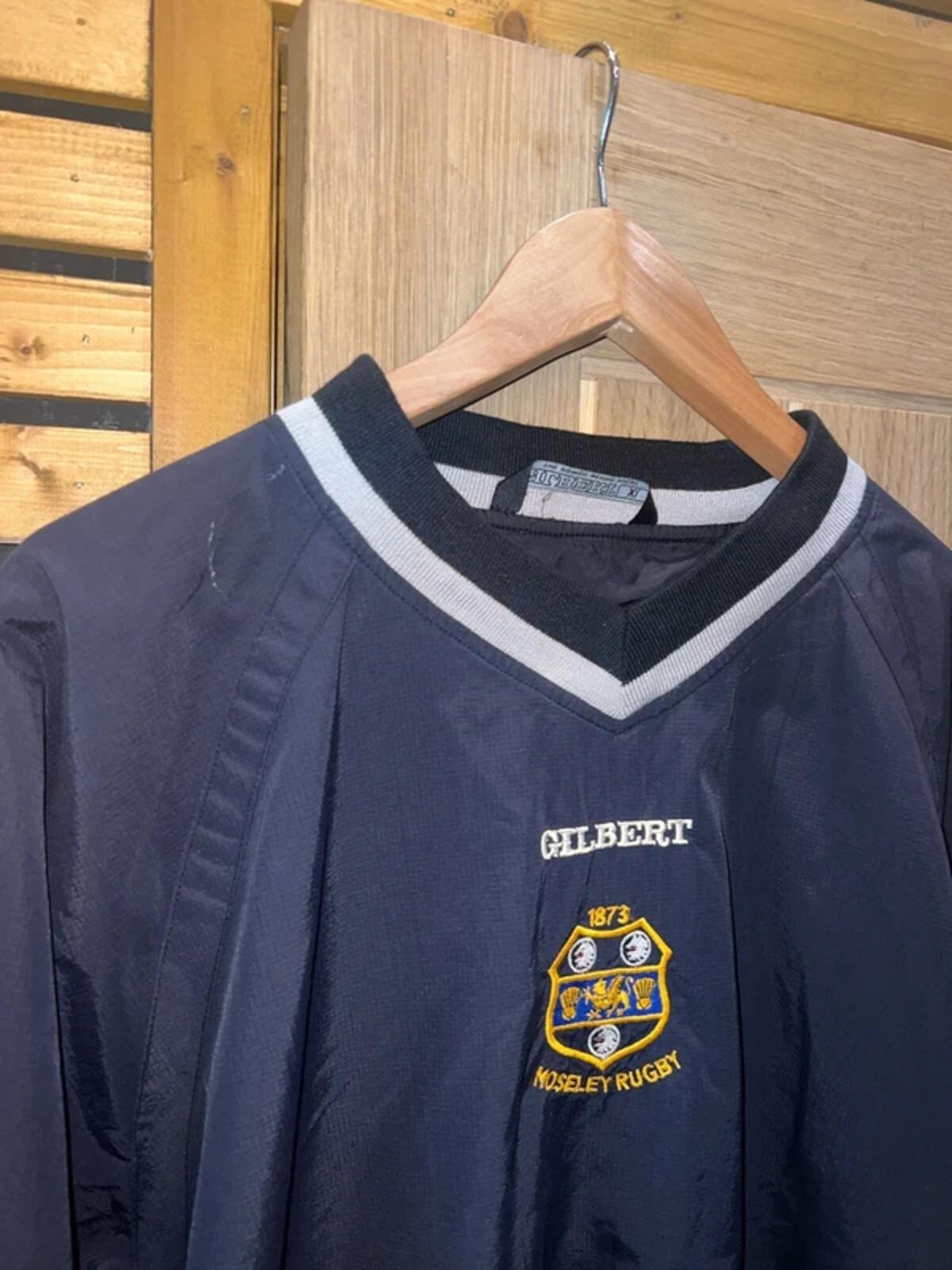 Vintage 1990’s Gilbert Moseley Rugby Windbreaker Training Top XL