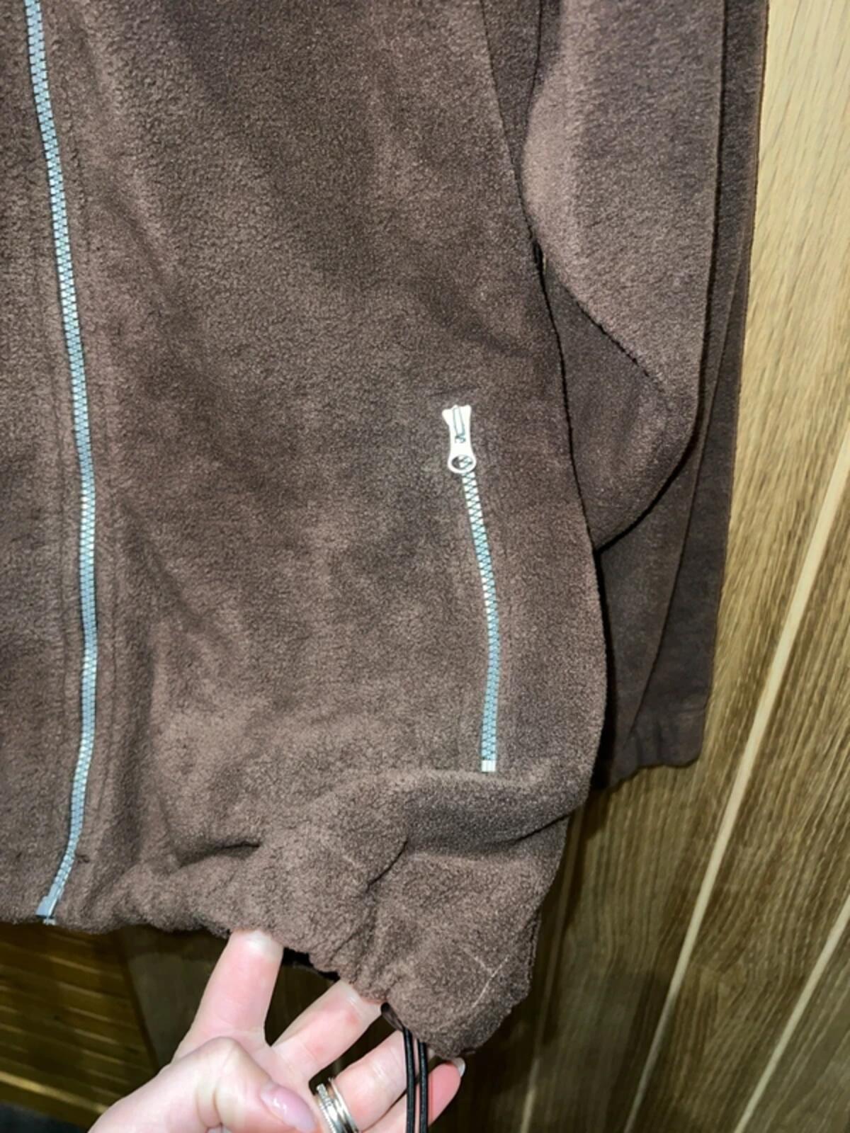 Cotton Traders Chocolate Brown Fleece Jacket XL