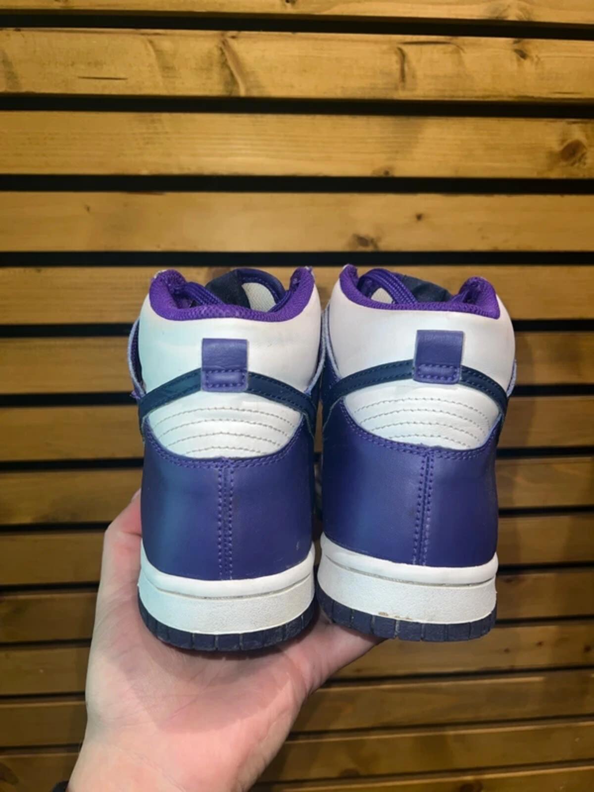 Nike Dunk High Electro Purple Trainers UK5