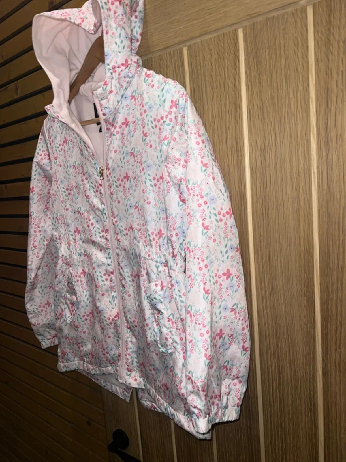 Firetrap Floral Print Water Resistant Coat 13Y