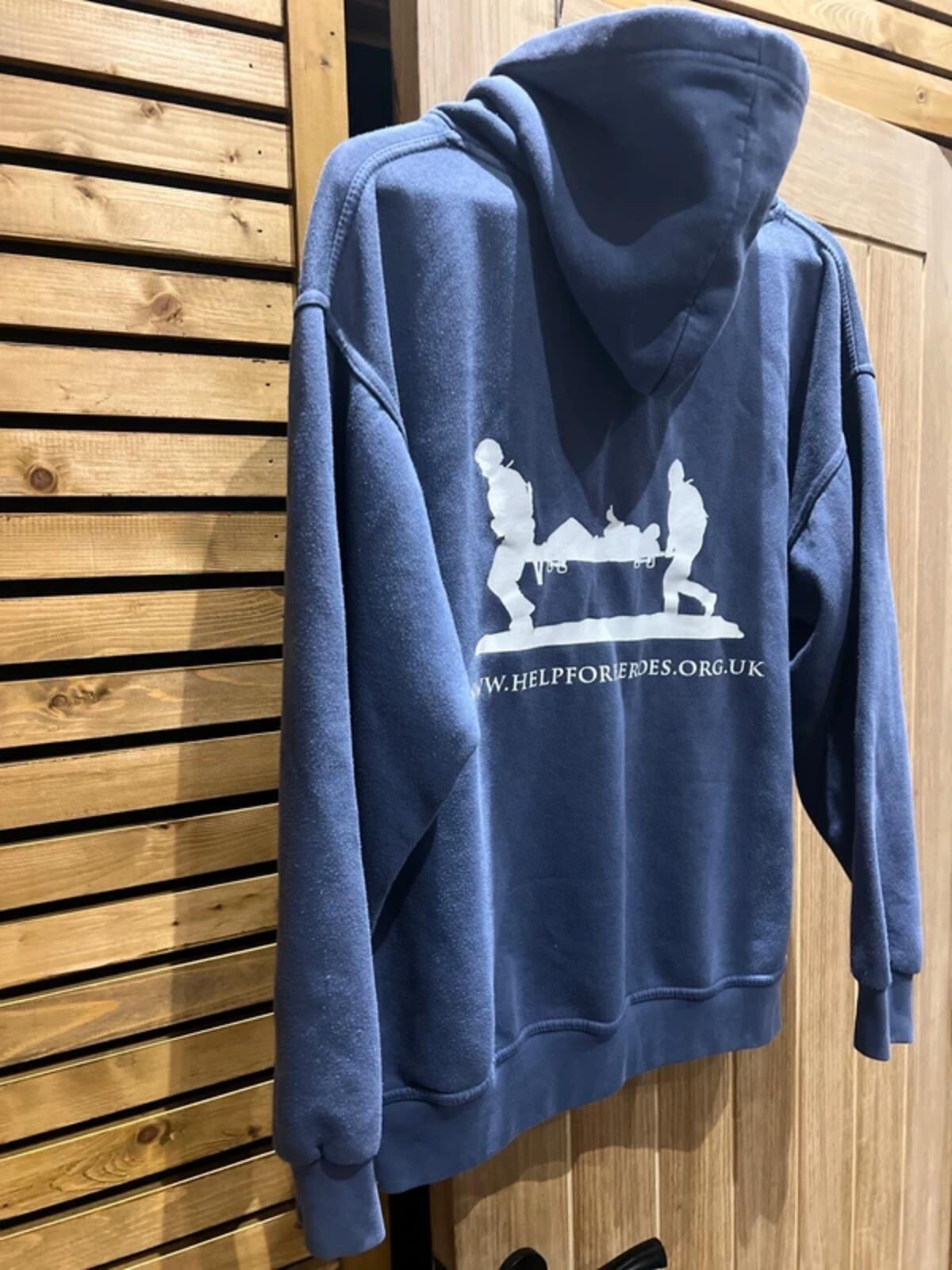 Help For Heroes Powder Blue Hoodie S