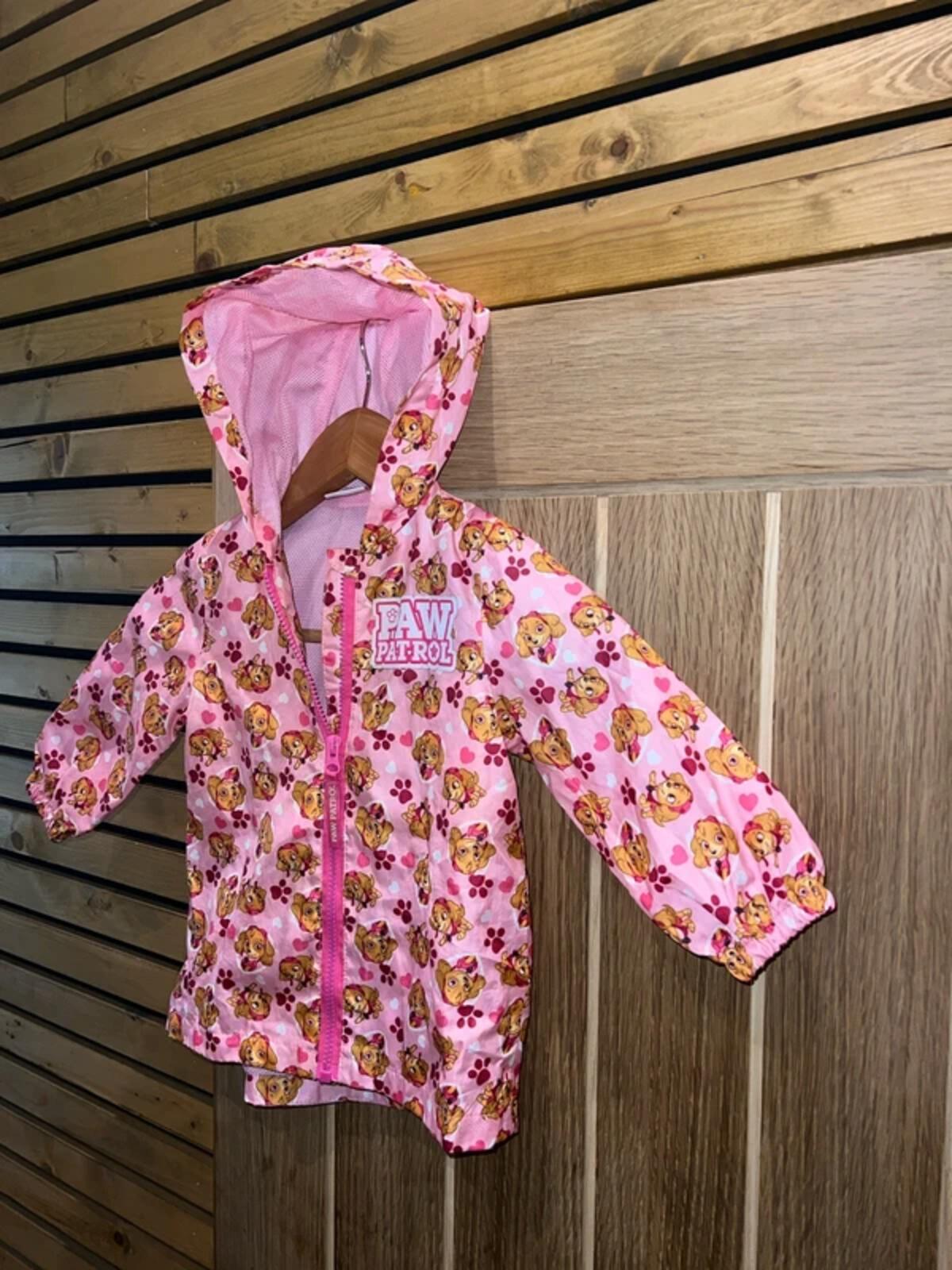 Paw Patrol Pink Showerproof Rain Jacket 18-24m