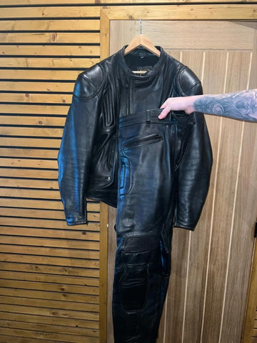 Bikers Paradise Leather Biker Jacket & Trousers Set 50/44