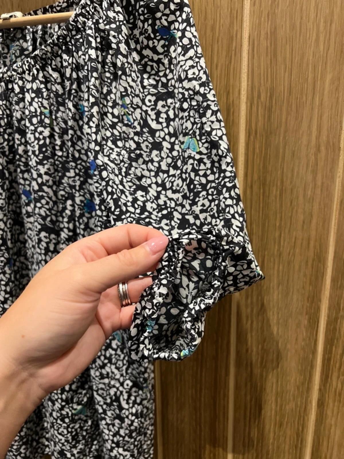 Charlotte Sparre Silk Floral Blouse M