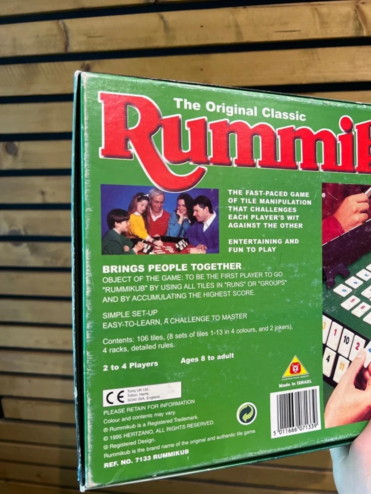 Vintage 1995 Rummikub Original Tiles Game