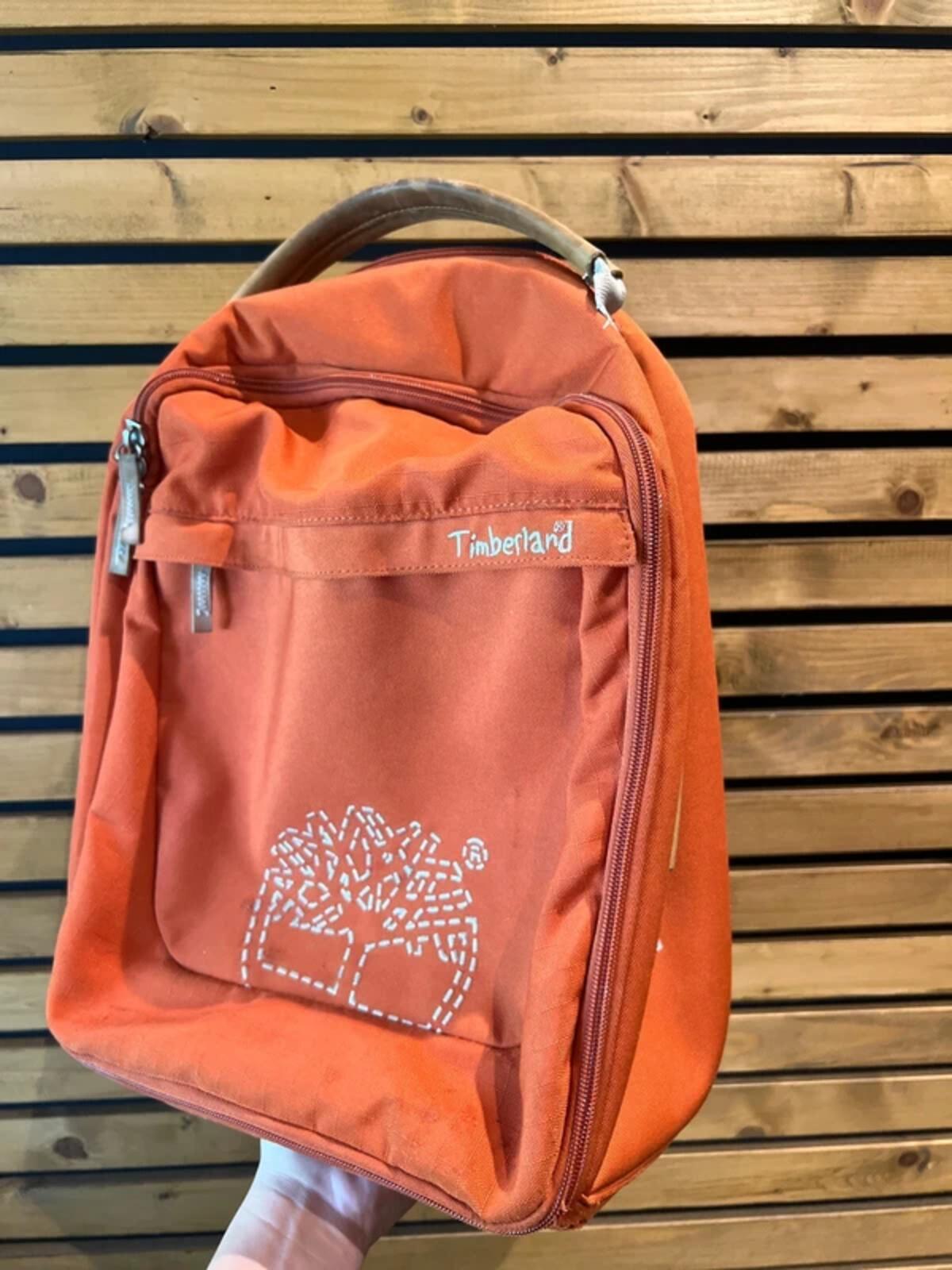 Timberland Vintage Burnt Orange Small Roller Luggage Bag