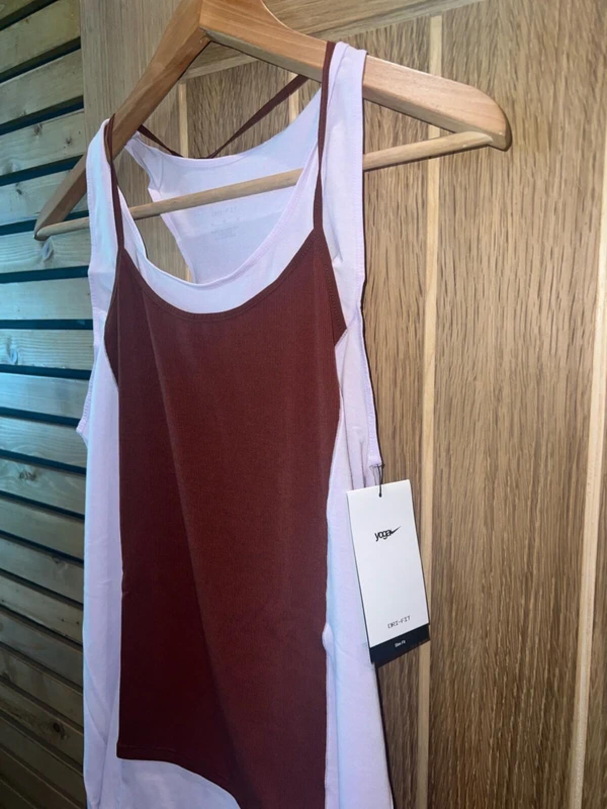Nike Dri Fit Luxe Yoga Vest Top 12 NEW
