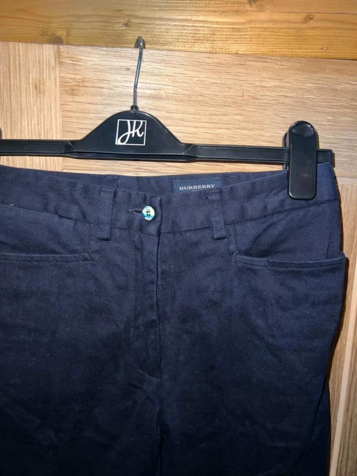 Burberry Golf Navy Cotton Trousers 6