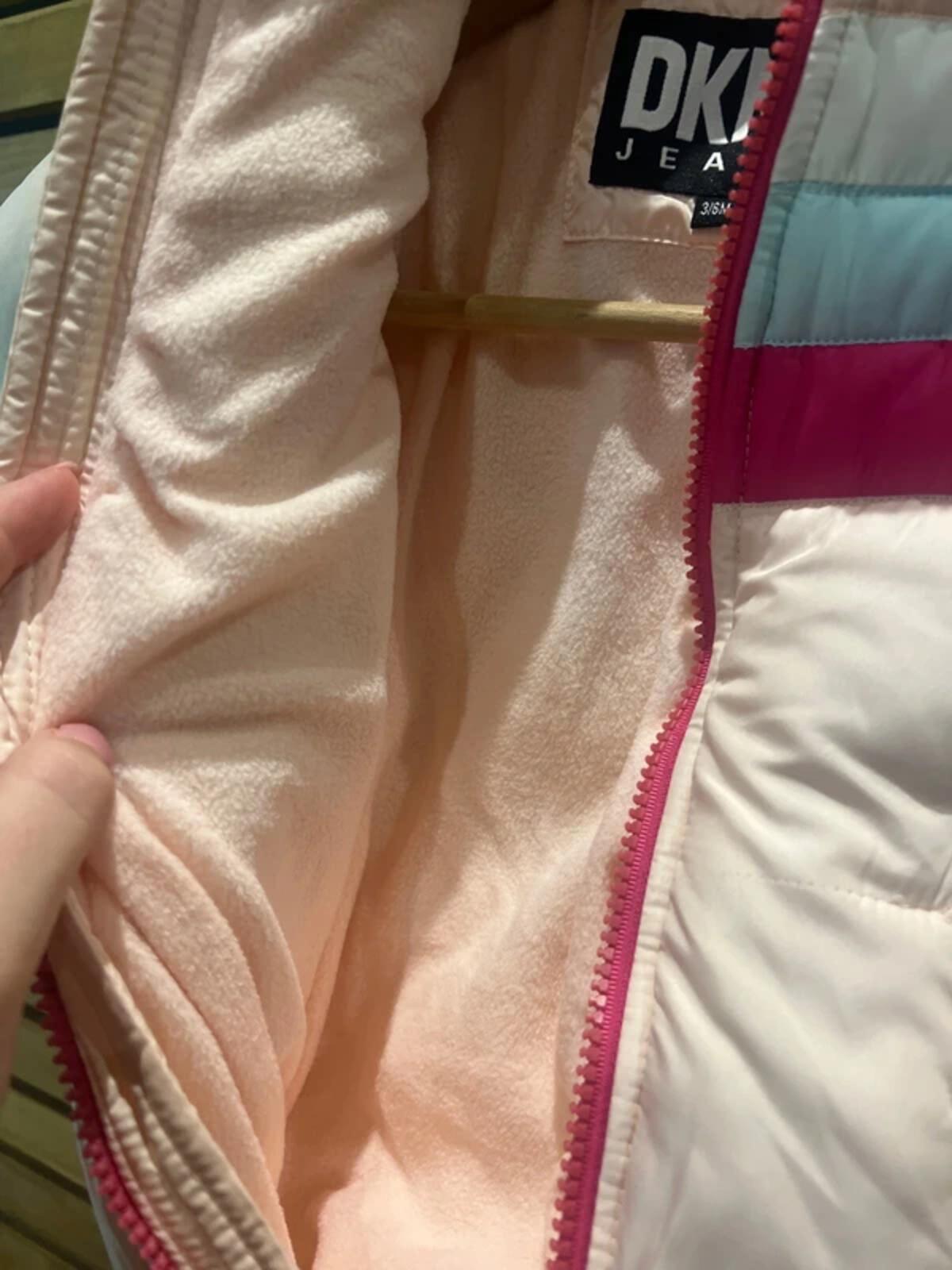 DKNY Jeans Baby Pink Pramsuit 3-6m