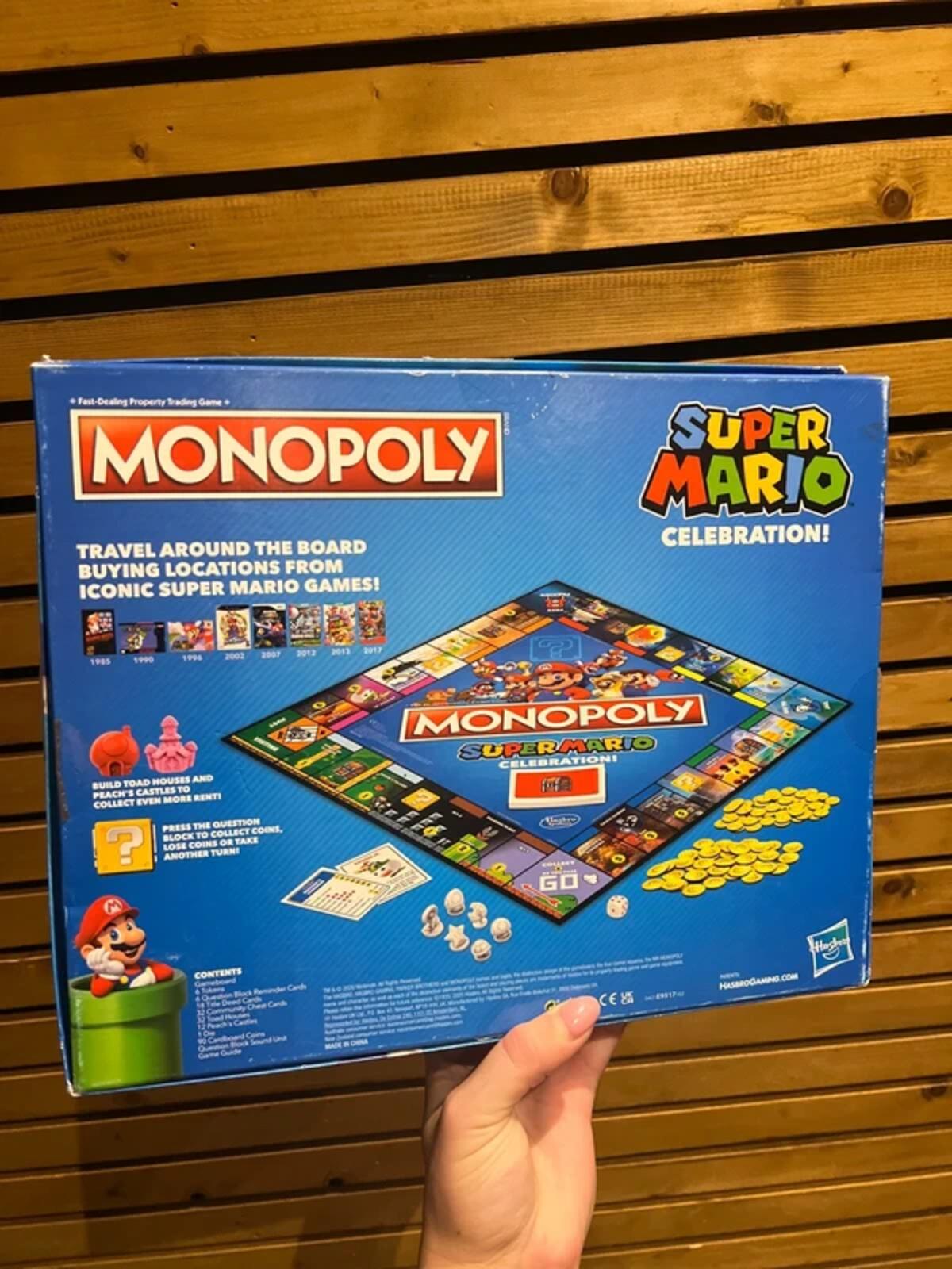 Super Mario Bros Monopoly Board Game