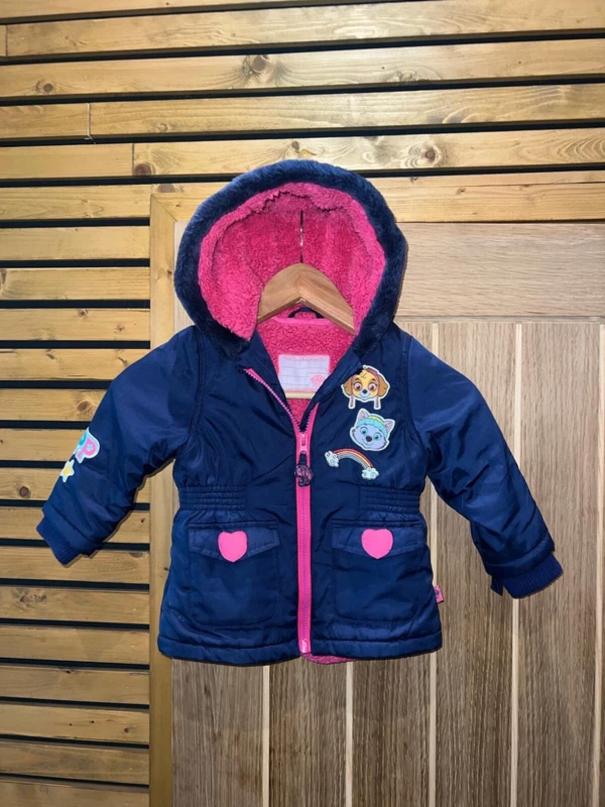 Paw Patrol Navy Hooded Coat 18-24m