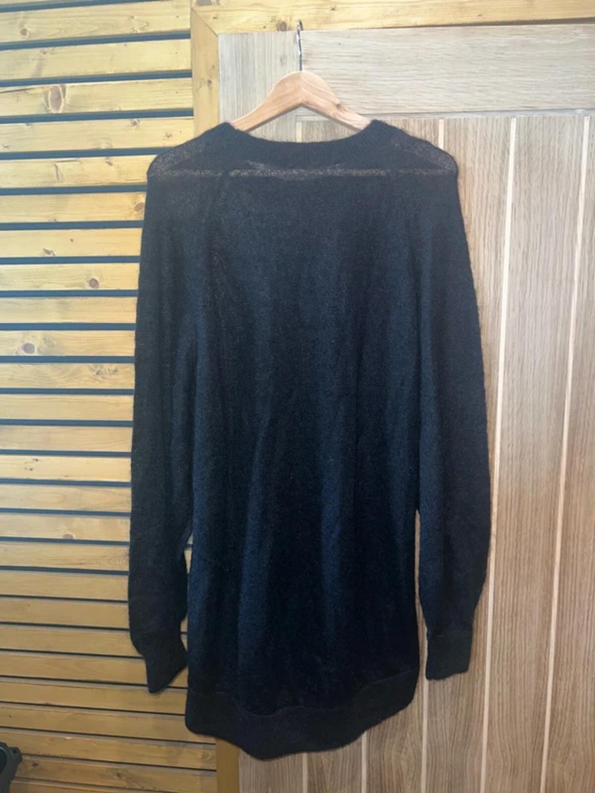 & Other Stories Black Knitted Jumper Dress M NEW