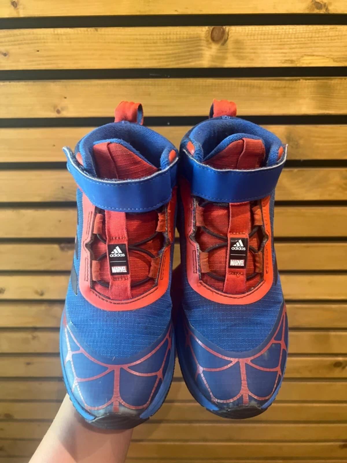 Adidas Marvel Spiderman Fortarun Mid Trainers UK1.5