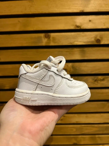 Nike Force One Triple White Trainers UK3.5