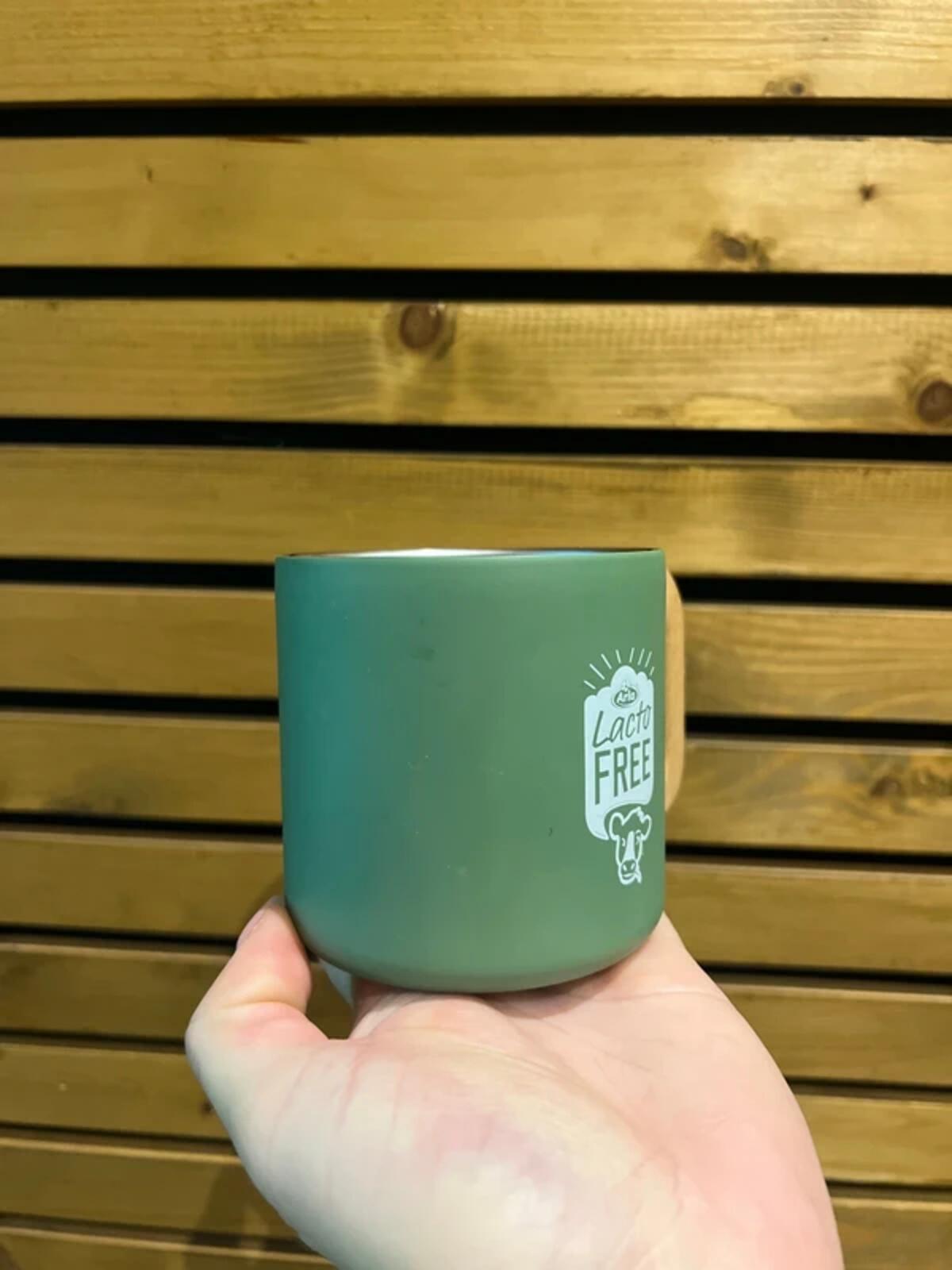 Arla Lacto Free Green Stainless Steel Mug 360ml