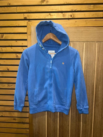 FatFace Rock The Reef Blue Zip Hoodie Jacket 9-10Y