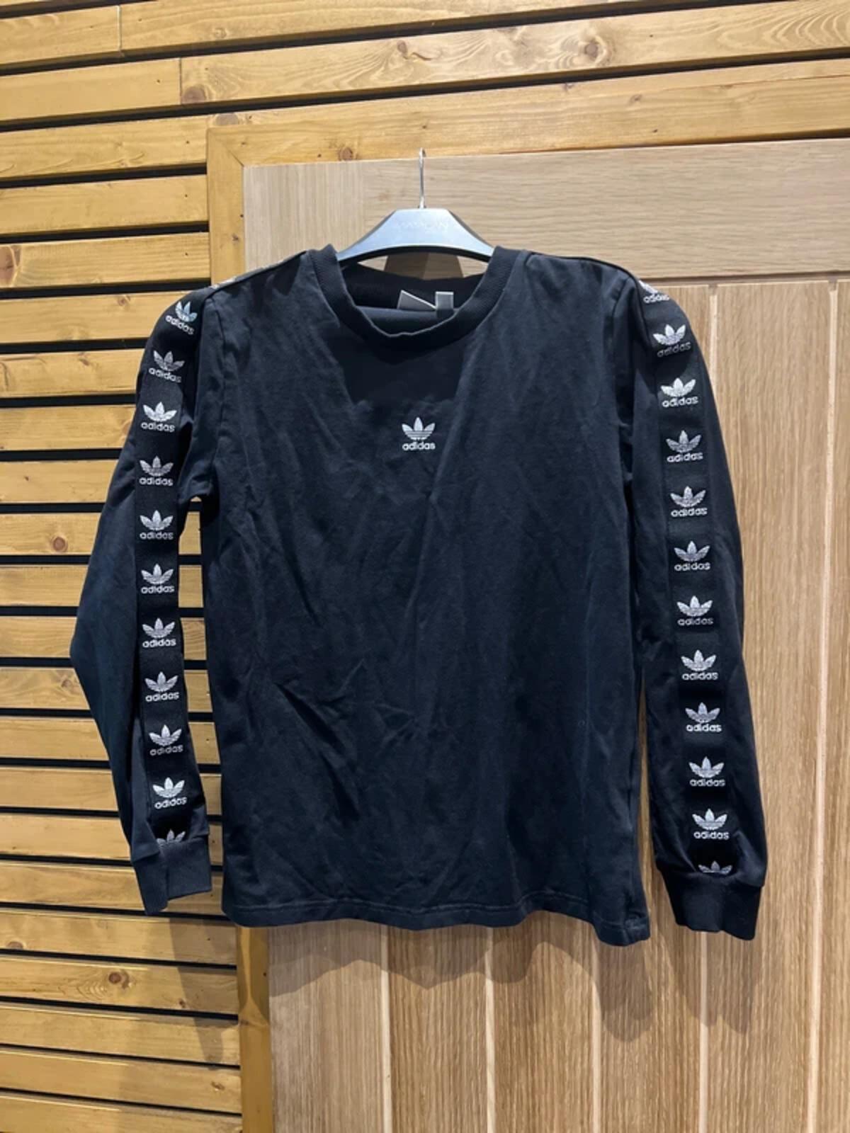 Adidas Originals Trefoil Black Long Sleeve Top 10