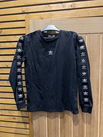 Adidas Originals Trefoil Black Long Sleeve Top 10