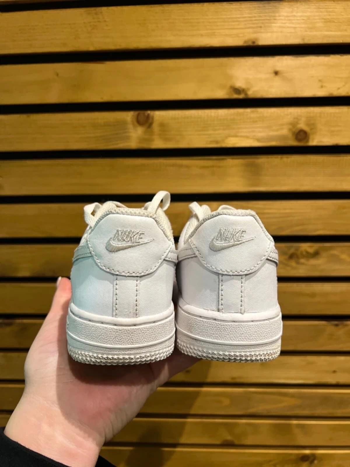 Nike Air Force 1 White Designer Detailing Trainers UK1