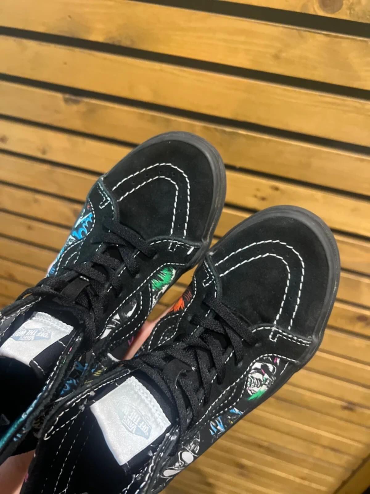 Vans x Disney Villains Black Character Trainers UK2.5