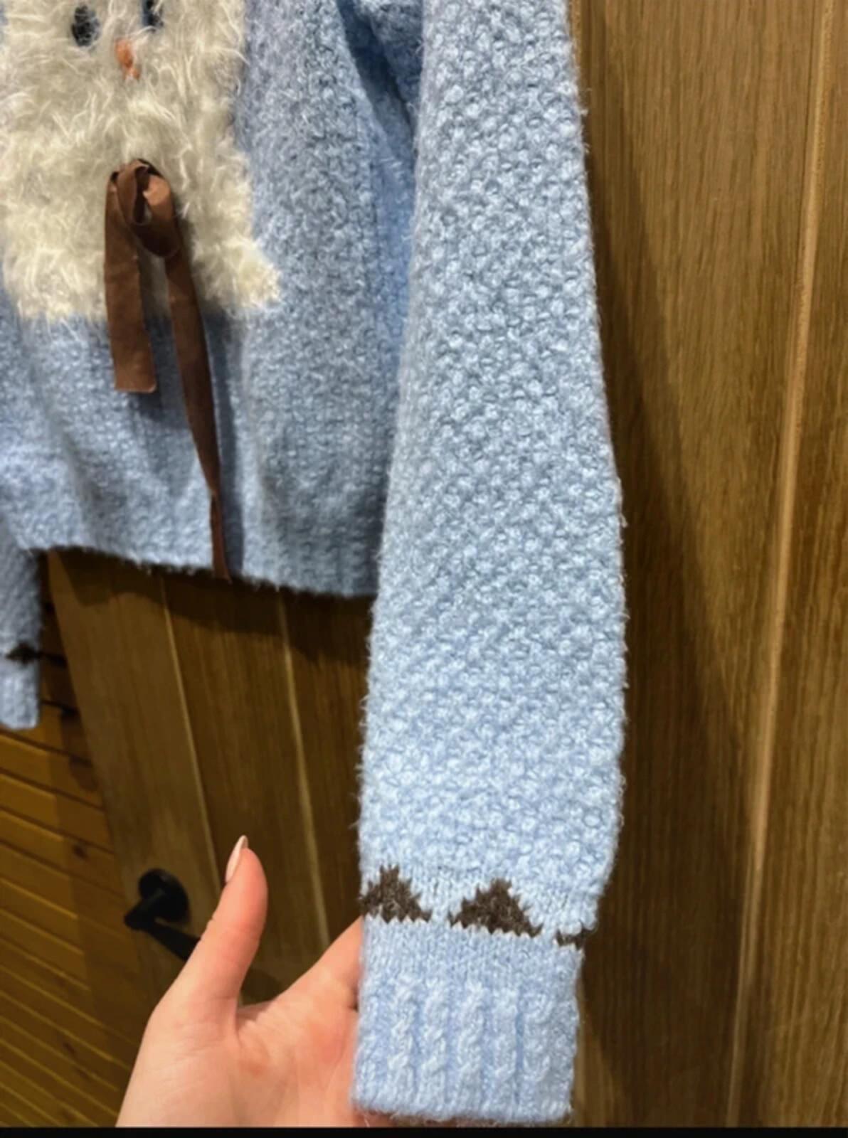 Free People Precious Pets Kitten Knit Jumper XS NEW