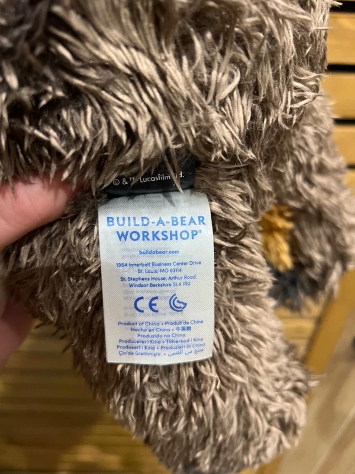 Star Wars Build A Bear Chewbacca Wookie Soft Plush Toy