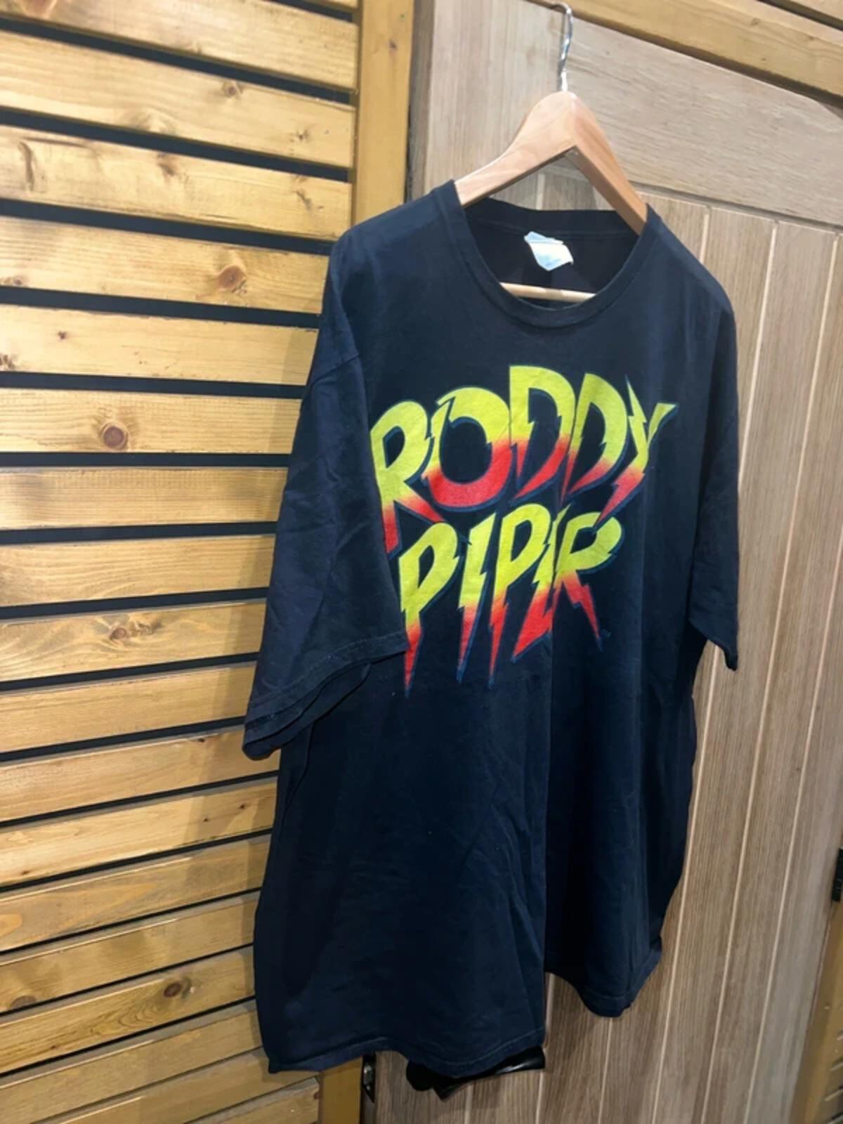 WWE Rowdy Roddy Piper Hot Rod Print T-Shirt 3XL