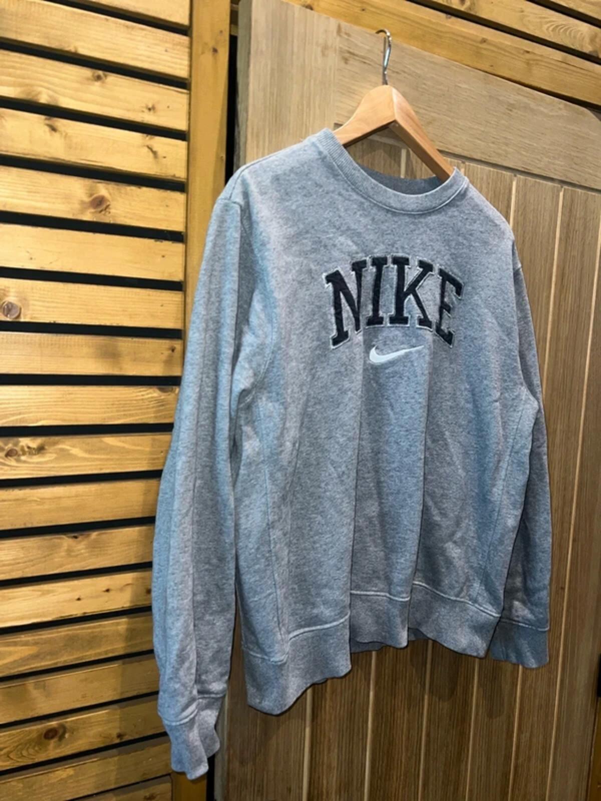 Nike Retro Grey Crew Sweatshirt M