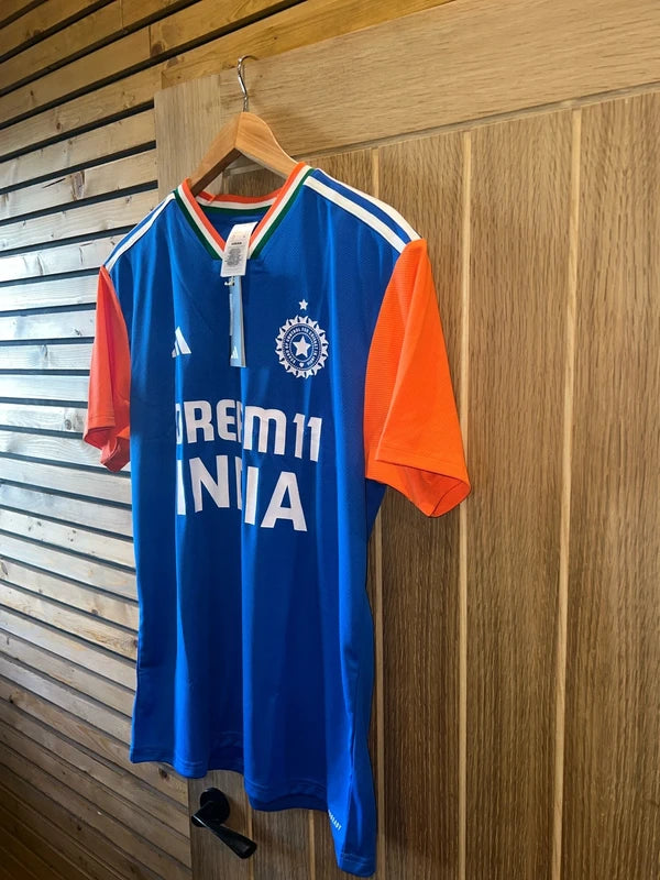 Adidas 2024 India Cricket Jersey Top NEW