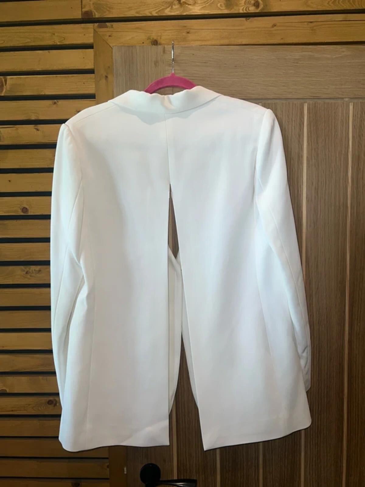 Theory Open Slit Back Blazer Jacket 10