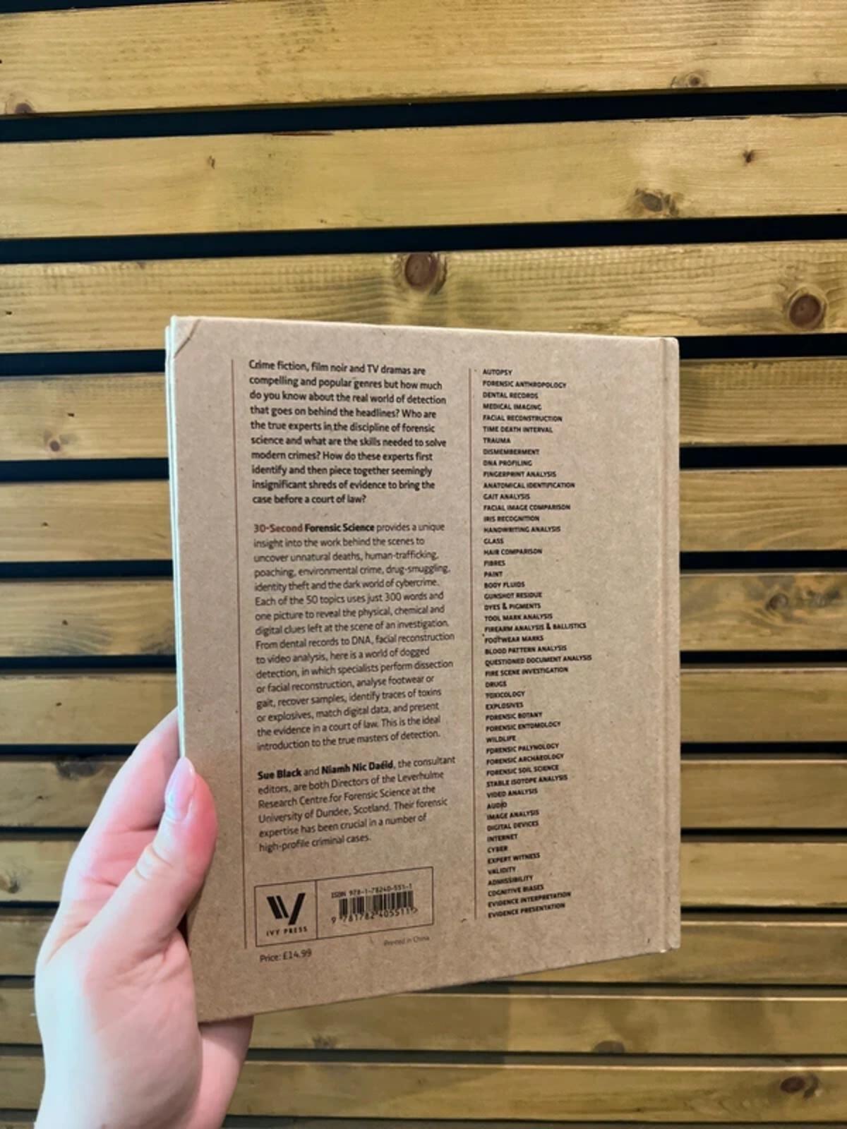 30 Second Forensic Science Book
