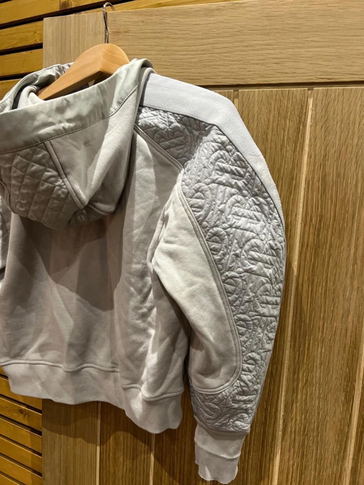 Burberry Stone Quilted 1/4 Zip Hoodie 12Y