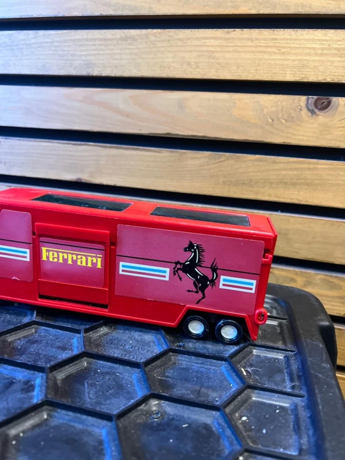 Vintage 1980 Matchbox Superking's Ferrari F1 Lorry Rare Racing Car Transporter