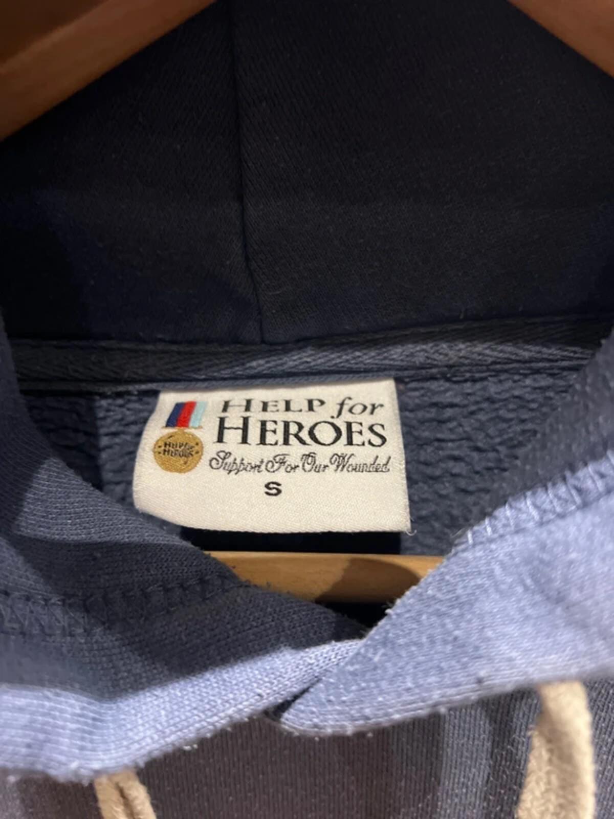 Help For Heroes Powder Blue Hoodie S