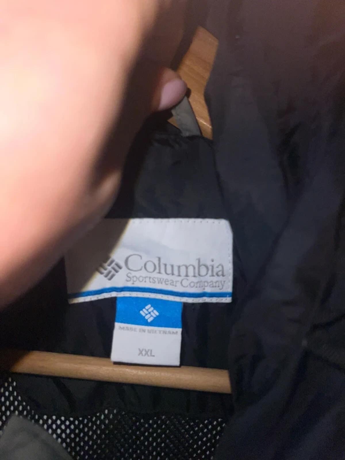 Columbia Omni Tech Waterproof Grey Raincoat XXL