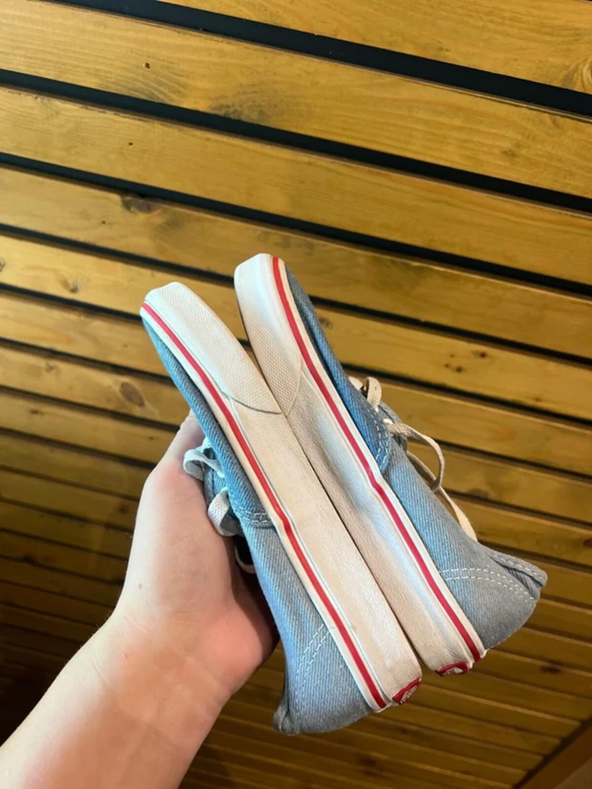 VANS Denim Blue Old Skool Trainers UK1
