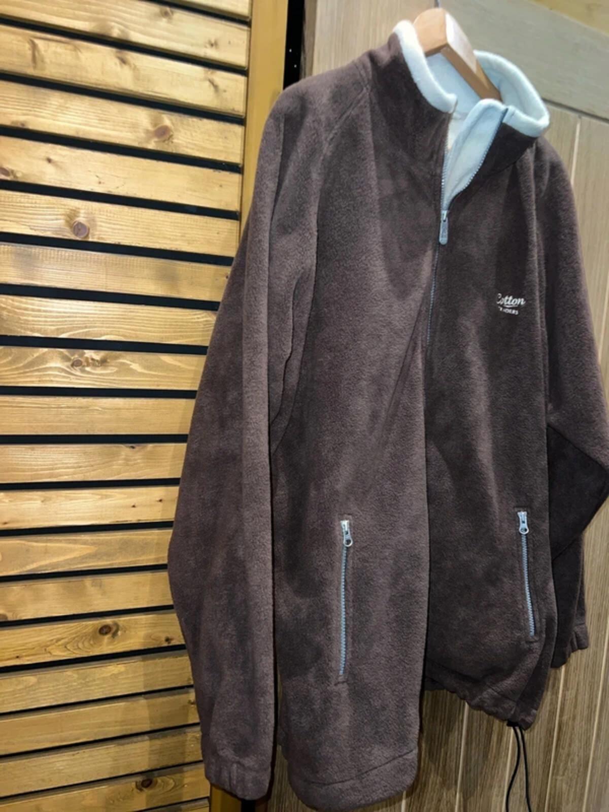 Cotton Traders Chocolate Brown Fleece Jacket XL