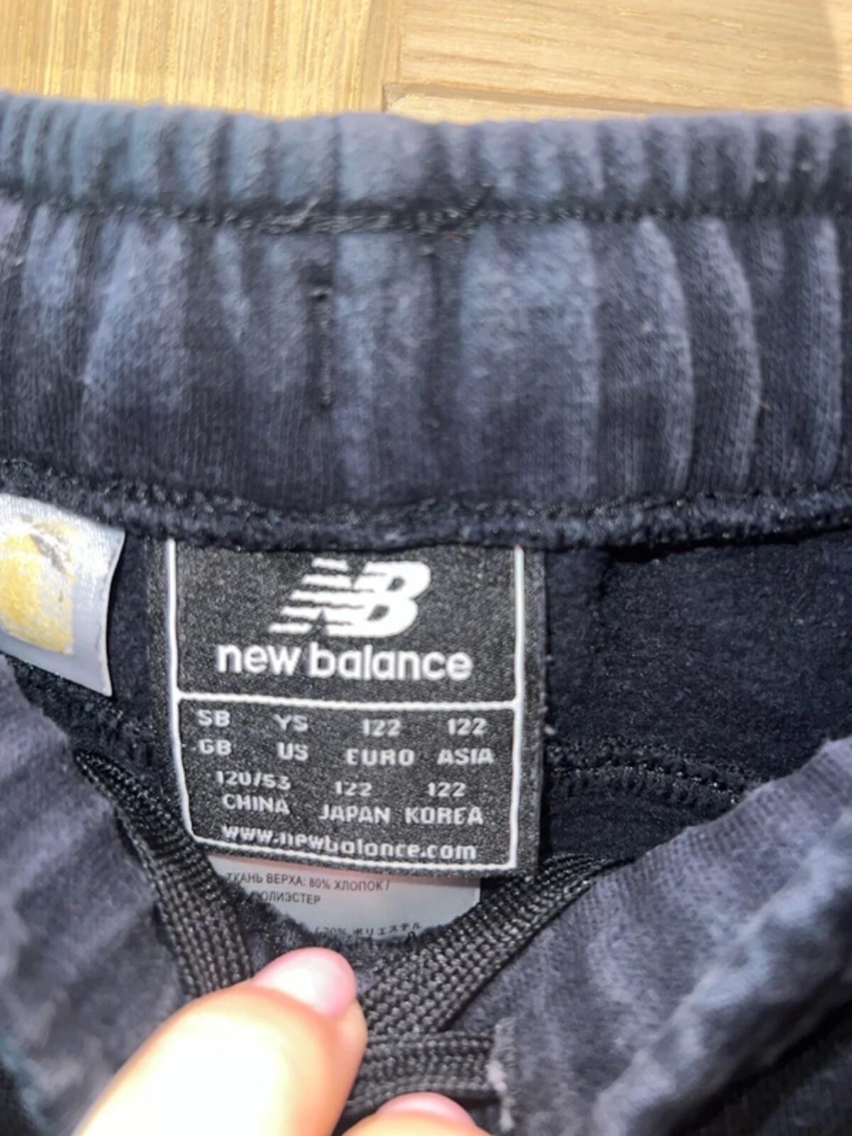 Liverpool FC New Balance Black Joggers 7Y