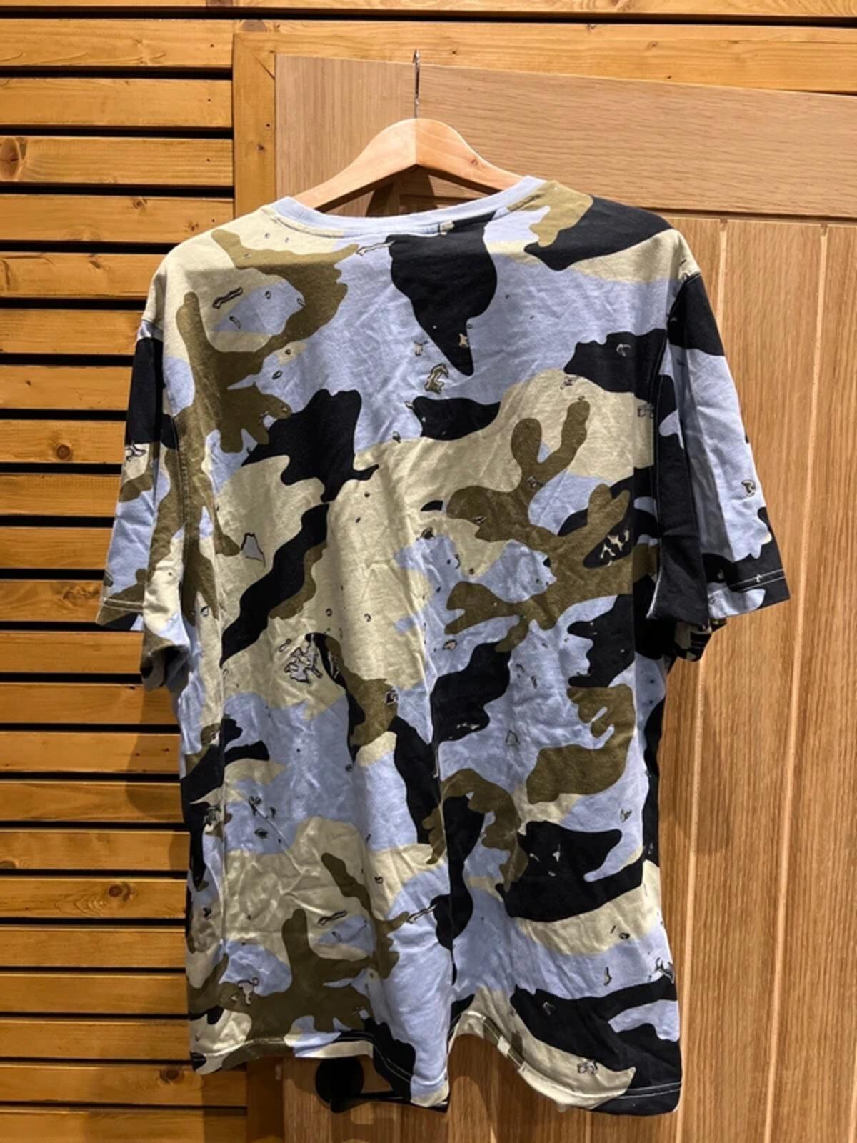 Adidas Originals Camo Allover Blue T-Shirt XXL