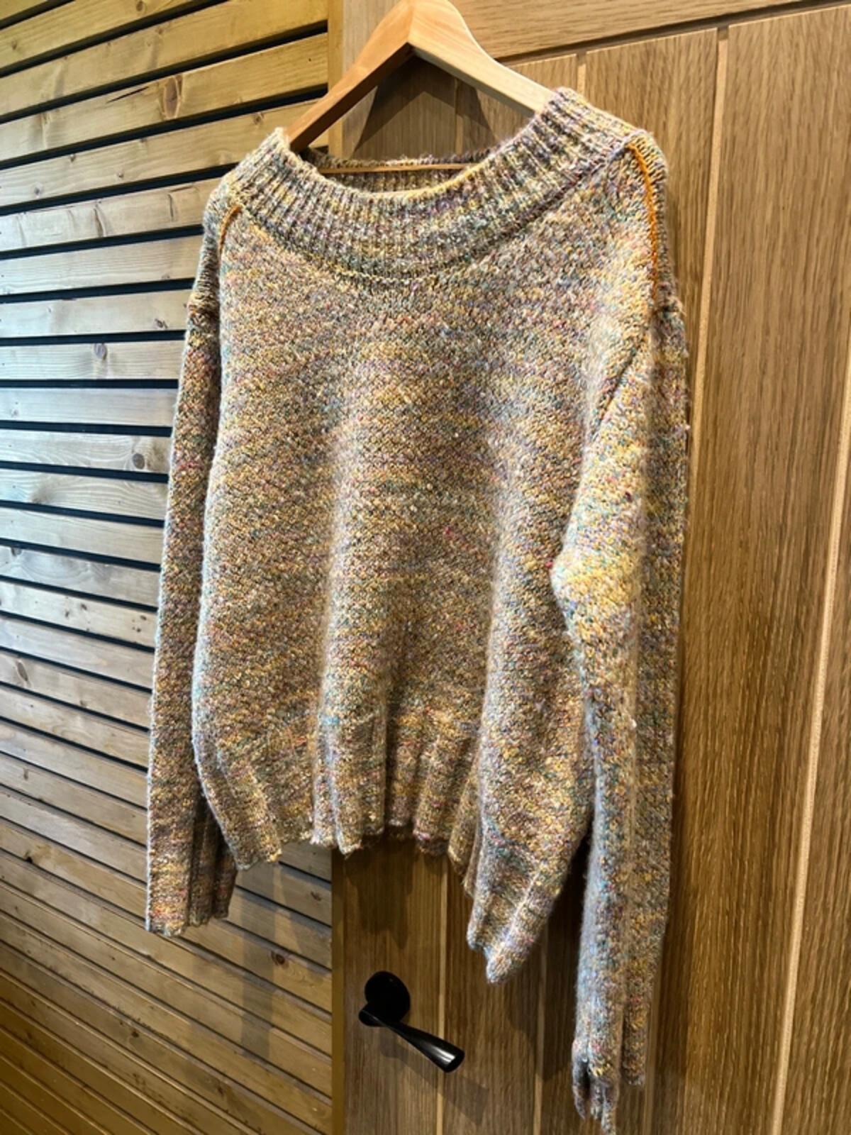 Free People Cotton Candy Gardenia Knit Jumper M NEW