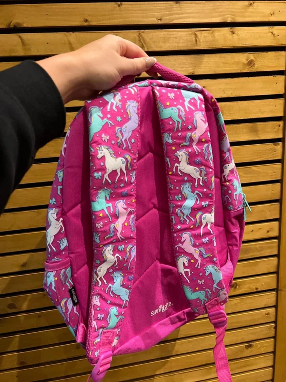 Smiggle Pink Unicorn School Bag Rucksack